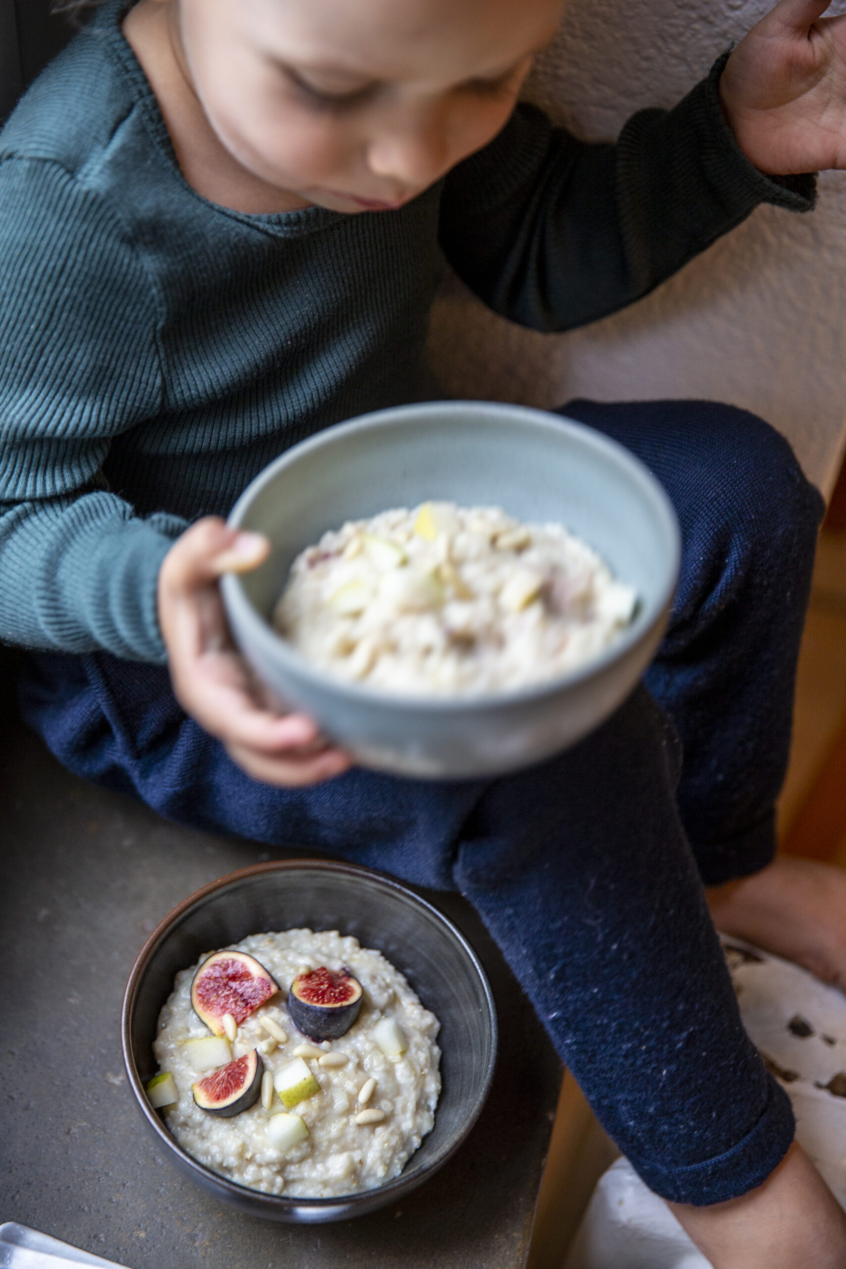 porridge mit apfel